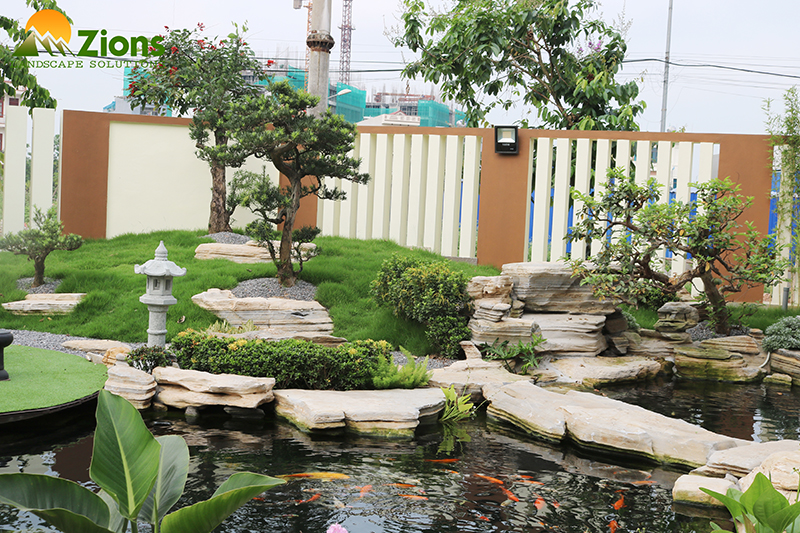 Thiết Kế Thi Công Hồ Cá Koi Bắc Giang Thiết Kế Thi Công Hồ Cá Koi Bắc Giang