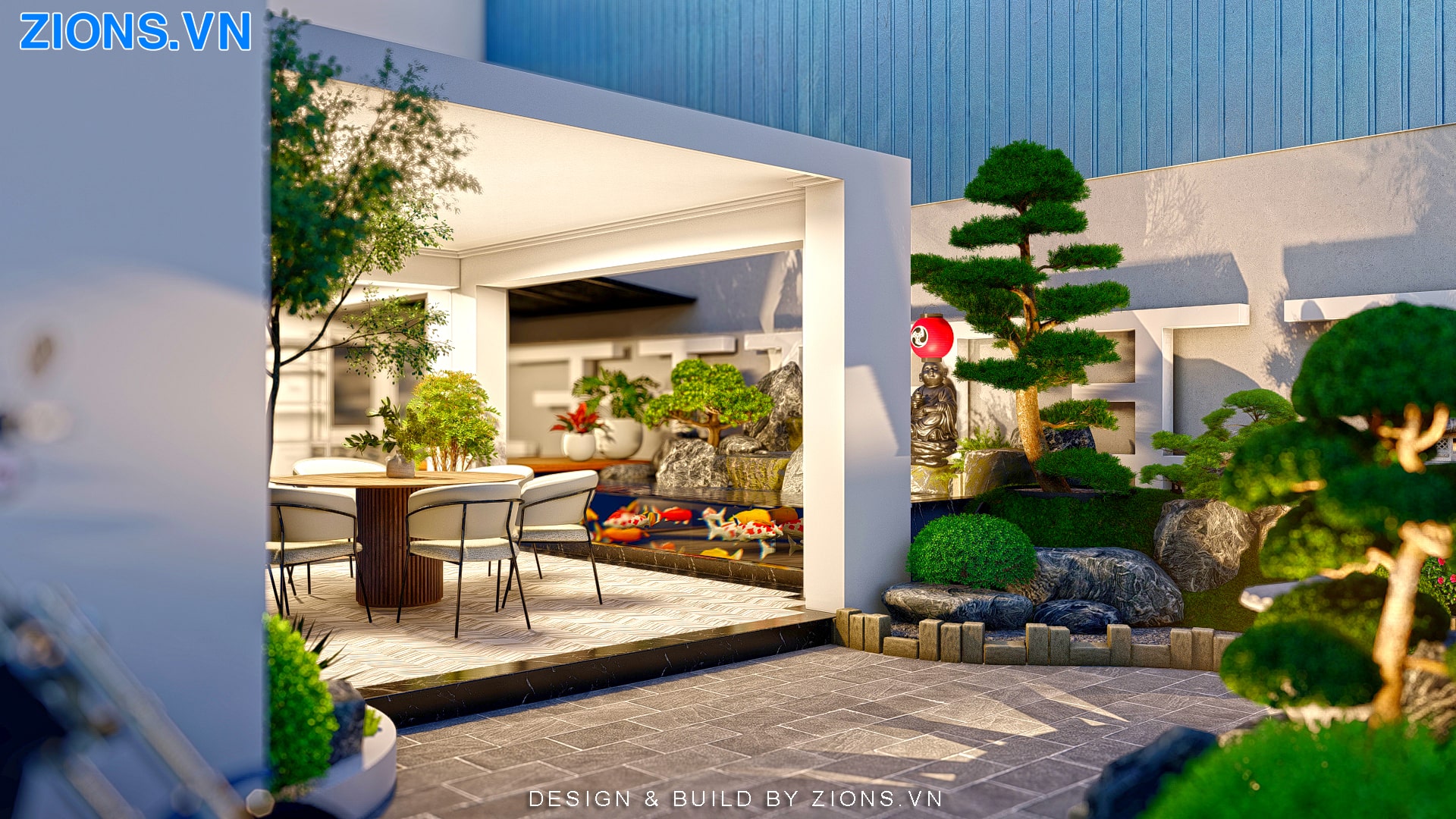 Thiết Kế Sân Vườn Biệt Thự Tại Quảng Ninh Thiết Kế Sân Vườn Biệt Thự Tại Quảng Ninh